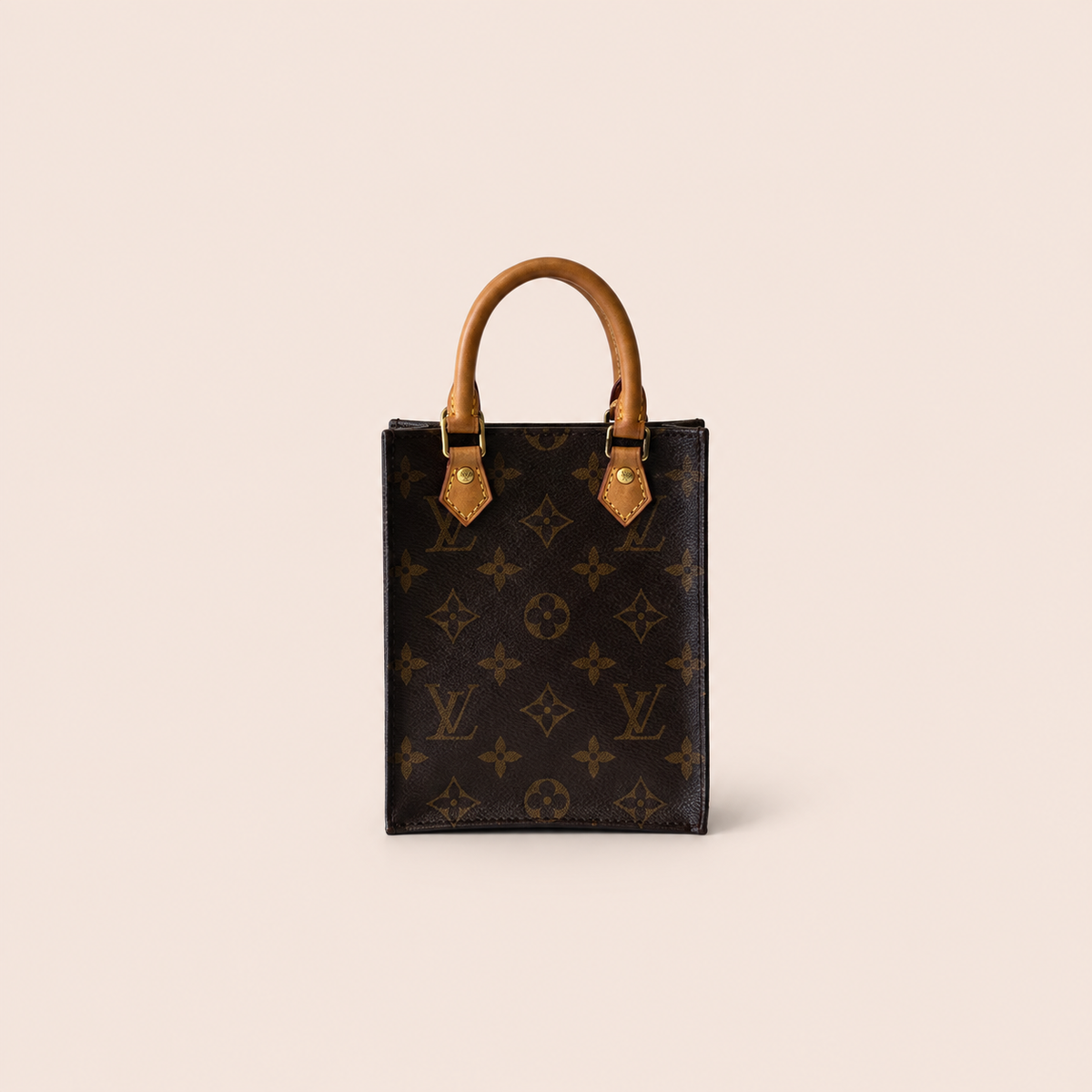 Pre-loved Louis Vuitton Petit Sac Plat Monogram, Maison Revie, photo 1