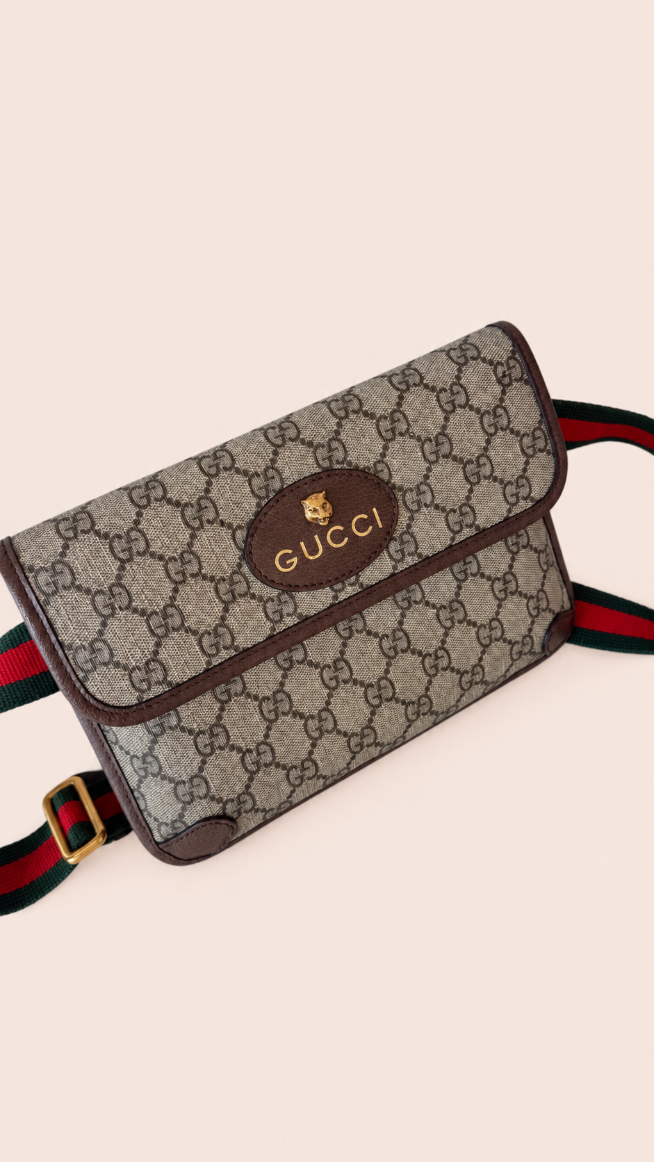 Pre-loved Gucci GG Supreme Belt Bag, Maison Revie, photo 3