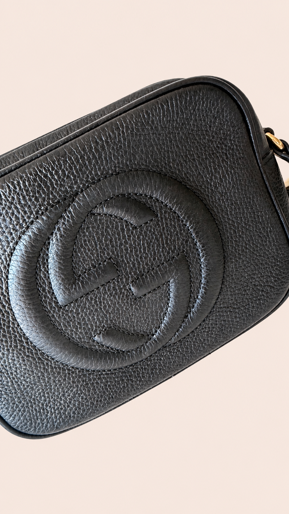 Pre-loved Gucci Soho Disco Crossbody in black leather, Maison Revie, photo 5
