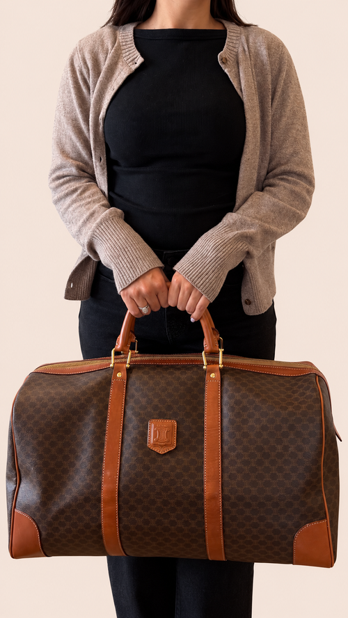 Céline Macadam Boston Travel Bag